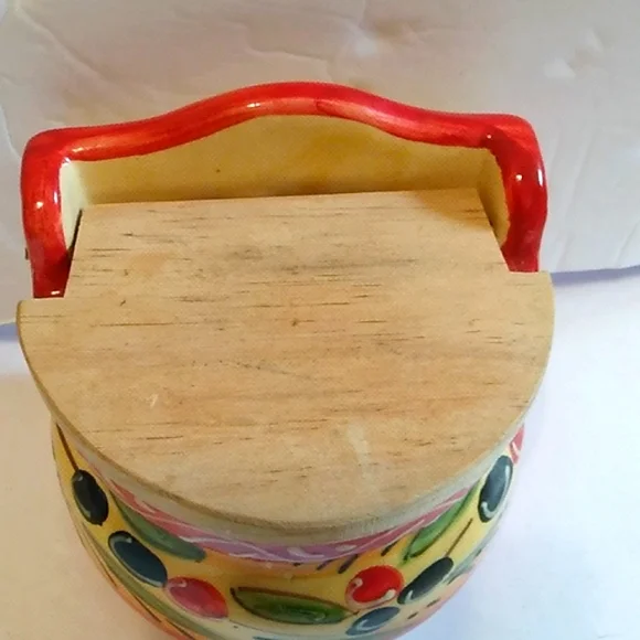 Pier 1 Imports Olive Salt Cellar - Picture 2 of 8